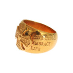 Nialaya Gold Plated 925 Silver Womens Ring Ring