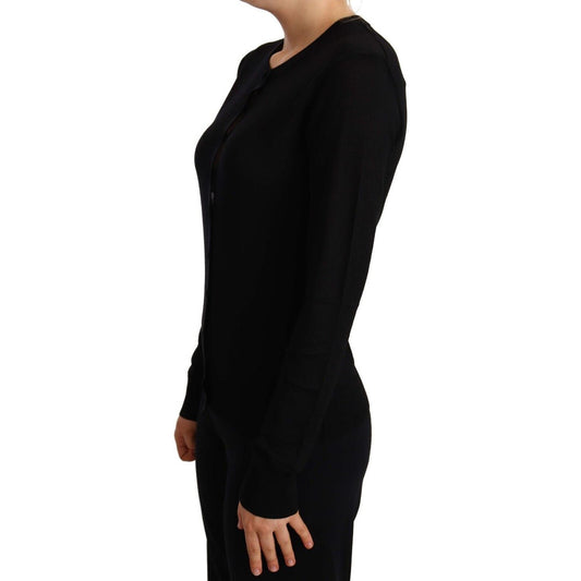 Dolce & Gabbana Black Crewneck Pullover STAFF Sweater Wool TSH6760 -44