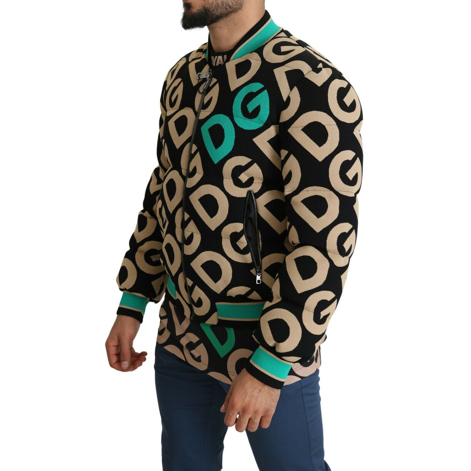 Dolce & Gabbana Multicolor DGMILLENNIALS Logo Print Jacket