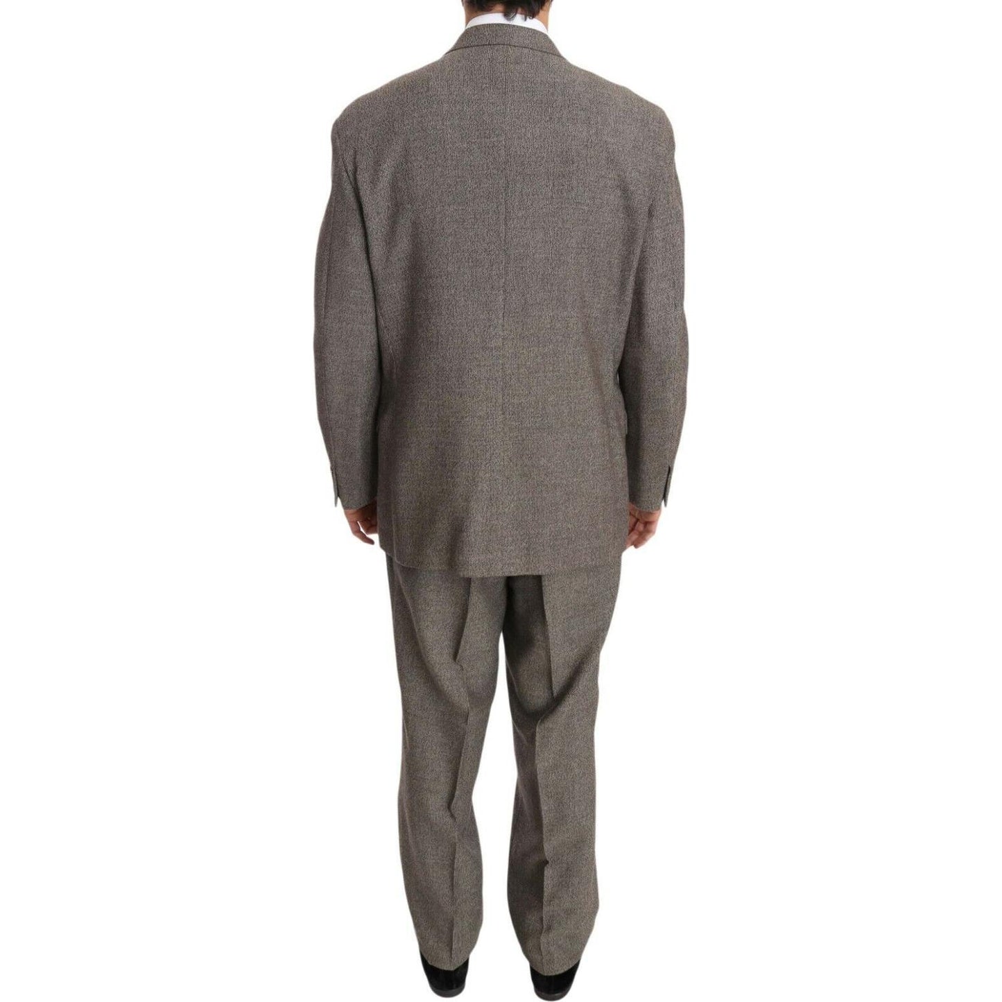 Fendi Brown Wool Regular Single Breasted Suit KOS1399-54