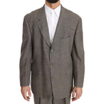 Fendi Brown Wool Regular Single Breasted Suit KOS1399-54
