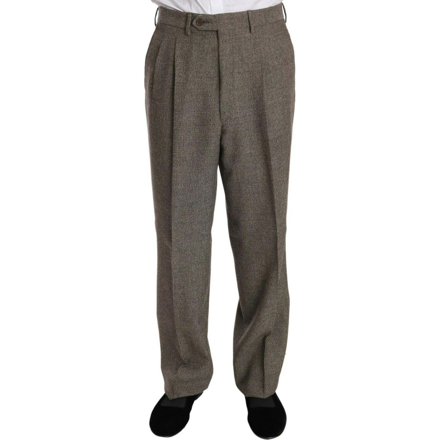 Fendi Brown Wool Regular Single Breasted Suit KOS1399-54
