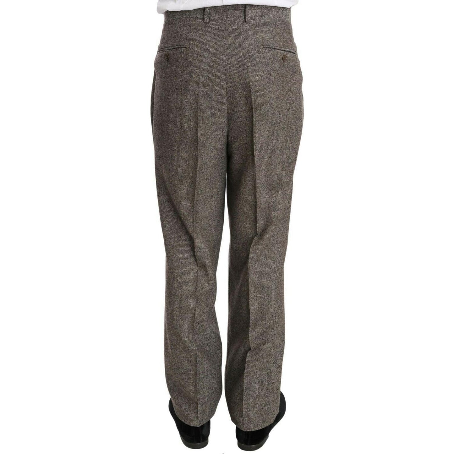 Fendi Brown Wool Regular Single Breasted Suit KOS1399-54