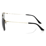 Frankie Morello Black Metallic Fiber Men's Sunglasses