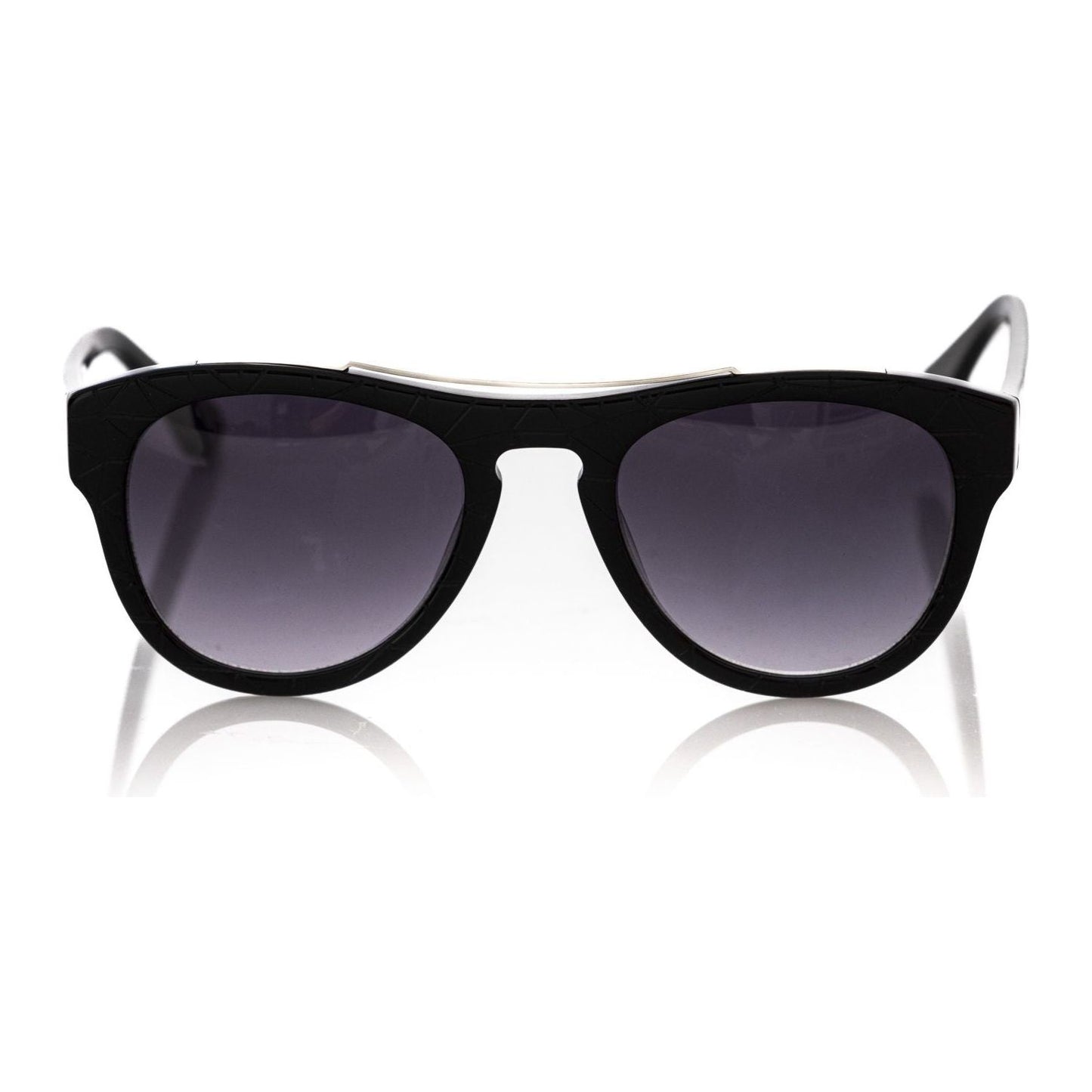 Frankie Morello Black Acetate Men's Sunglasses