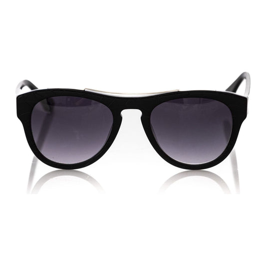 Frankie Morello Black Acetate Men's Sunglasses