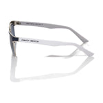 Frankie Morello Black Metallic Fiber Men Sunglass