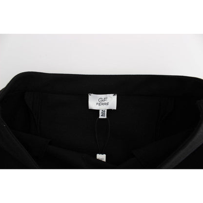 GF Ferre Black Straight Pencil Skirt
