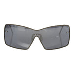 Frankie Morello Black Metallic Fiber Women's Sunglass