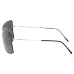 Frankie Morello Black Metallic Fiber Women's Sunglass
