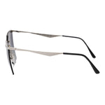 Frankie Morello Silver Metallic Women Sunglass Frankie Morello Gray