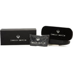 Frankie Morello Silver Metallic Women Sunglass Frankie Morello Black