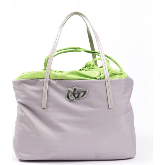 BYBLOS Gray Polyester Women Shoulder Bag BY-17749