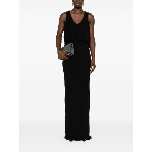 Saint Laurent draped maxi dress 734799Y5G981000
