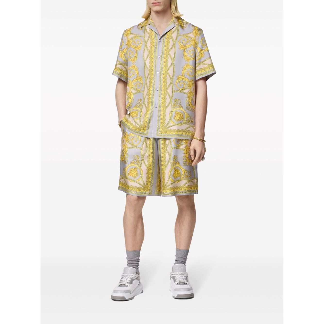 Versace La Coupe des Dieux silk shorts Short trousers