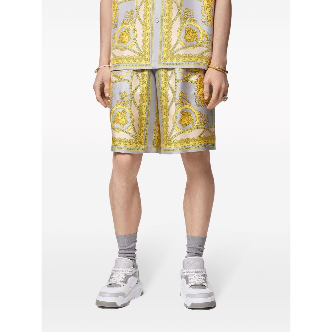 Versace La Coupe des Dieux silk shorts Short trousers