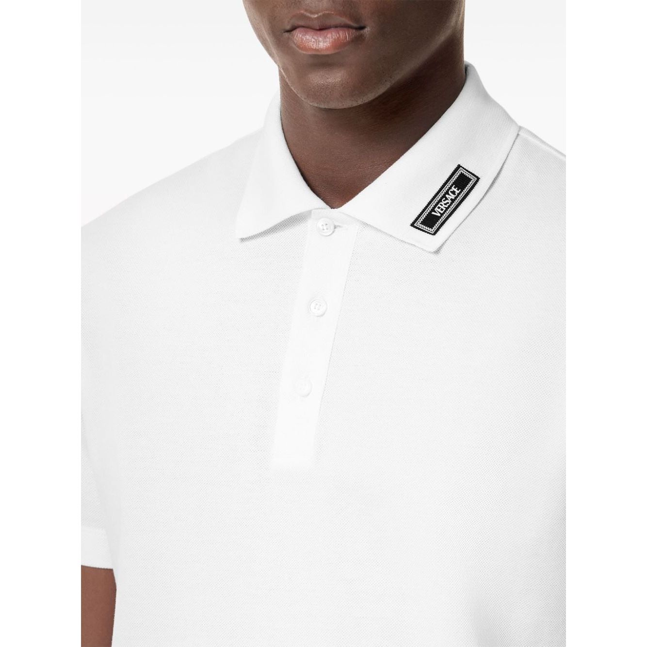 Versace 90s Logo polo shirt Topwear