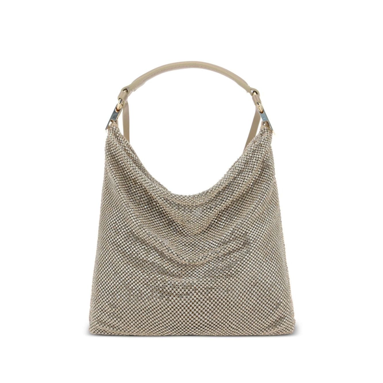 Front view with bag zipped and handles upright.