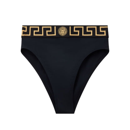 Versace Bikini bottoms with logo band Beachwear & underwear