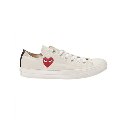 Comme Des Garcons Play Single Heart Chuck 70 Sneakers