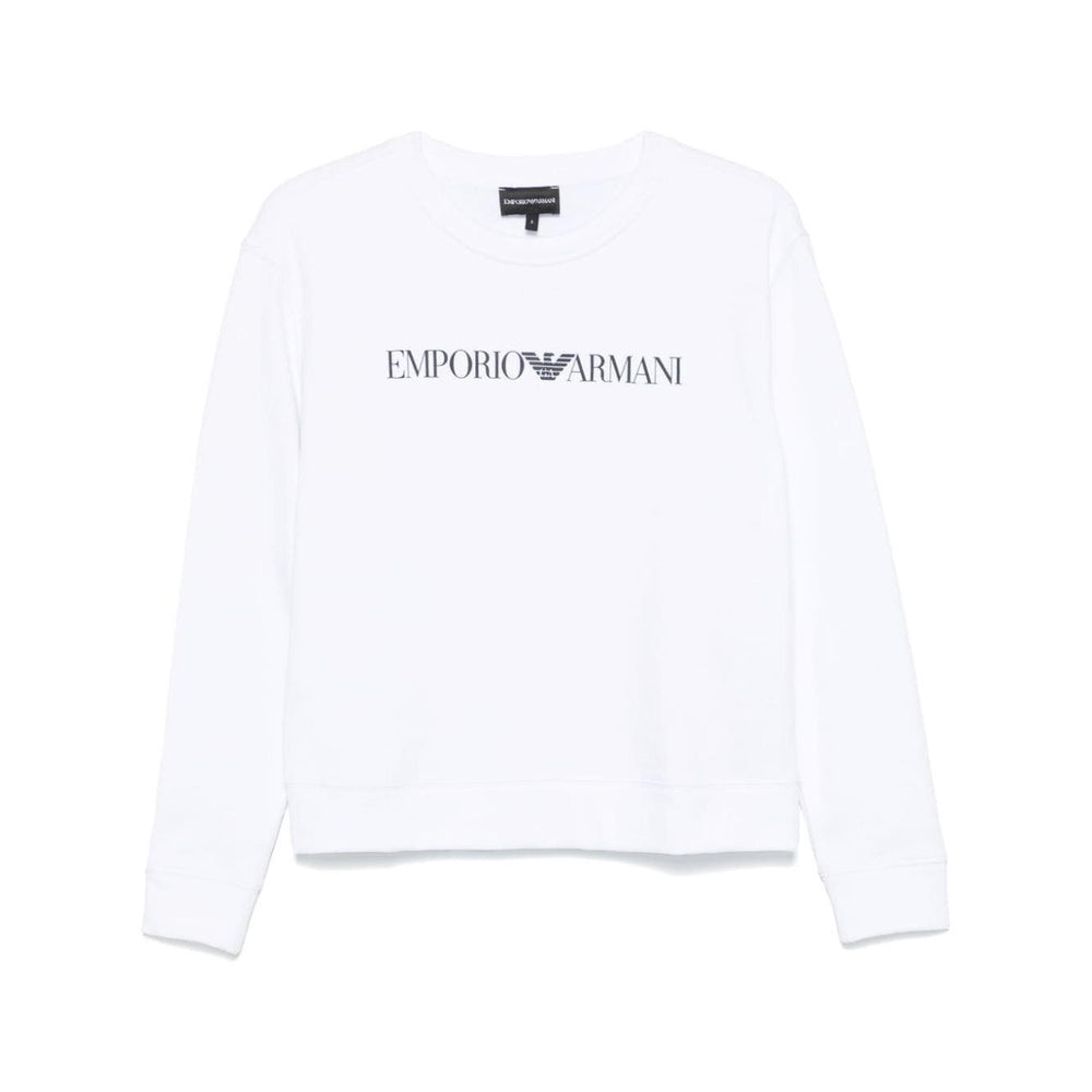 Emporio Armani logo-print organic-cotton Sweatshirt 8N2M9E2J49ZF109-P25