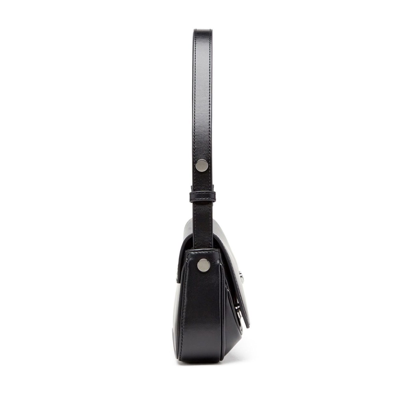 Diesel Play-Semi gloss leather shoulder bag