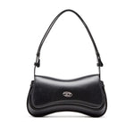 Diesel Play-Semi gloss leather shoulder bag