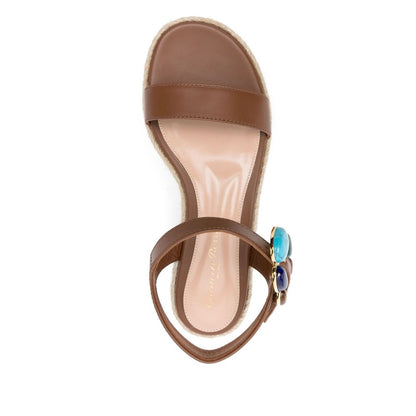 Gianvito Rossi Sandals Leather Brown Sandals