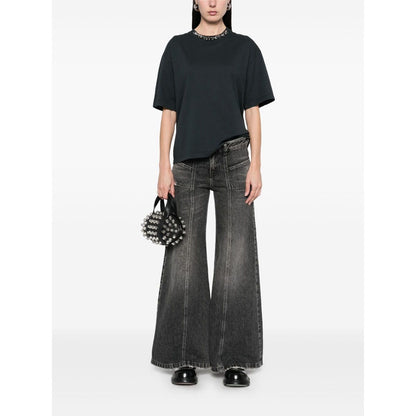 Golden Goose T-shirt with crystals Topwear