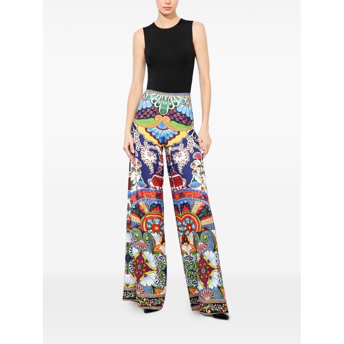 Alice + Olivia printed trousers CC502P78114C509-P25