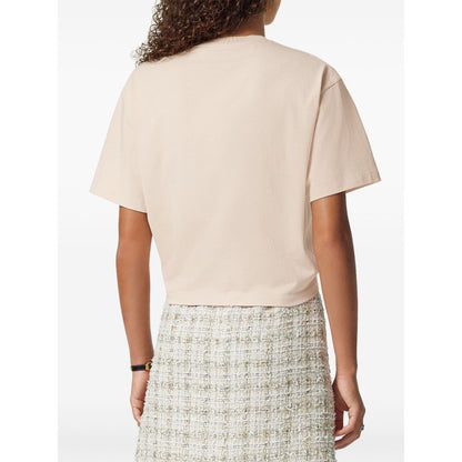 Versace 1978 Re-Edition Logo Safety Pin Short T-Shirt Topwear