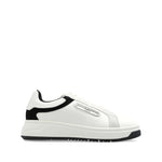 EMPORIO ARMANI EXCLUSIVE Emporio Armani Leather sneakers with suede details and eagle plaque X3X024XR222C679-P25
