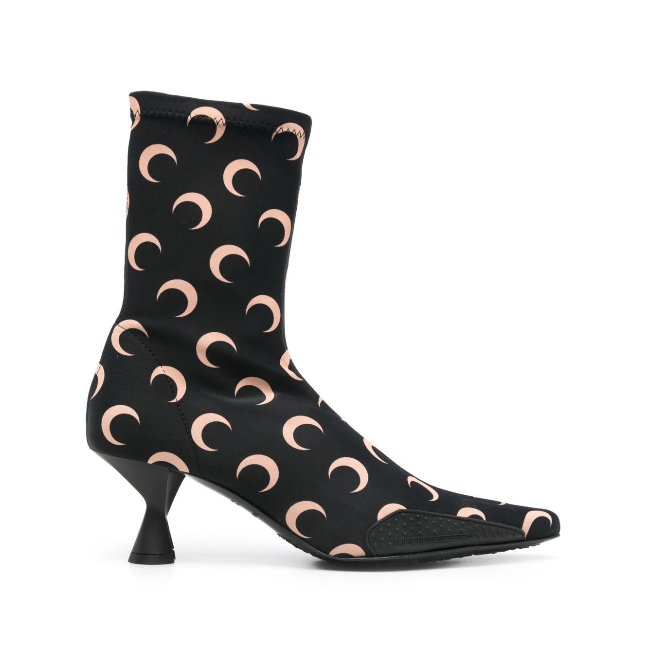 Marine Serre 60mm moon-printed jersey boots