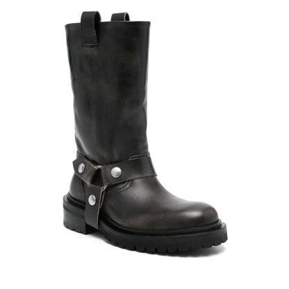 Golden Goose leather biker boots Boots