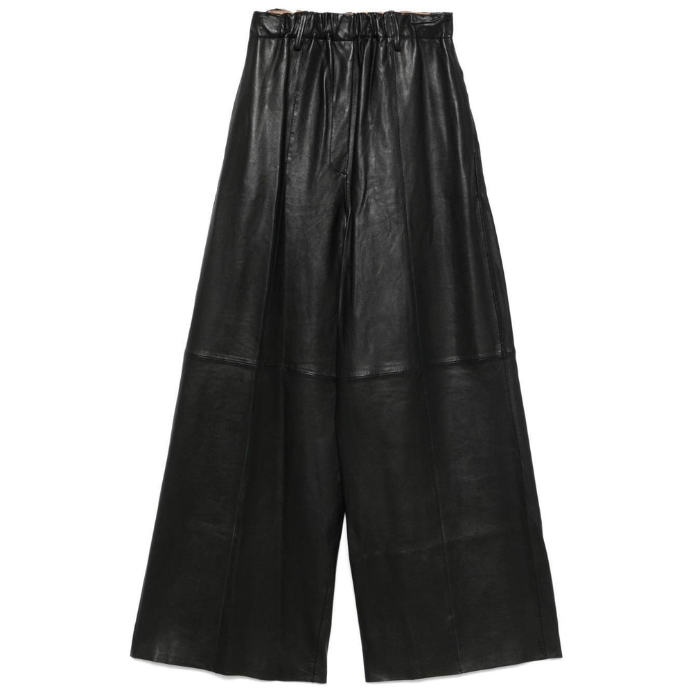 Alysi wide leg leather pants 205110P5040NE-P25