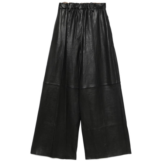 Alysi wide leg leather pants 205110P5040NE-P25
