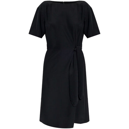 Emporio Armani midi dress with waist knot