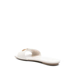 EMPORIO ARMANI EXCLUSIVE Emporio Armani Nappa-leather sandals with eagle plate