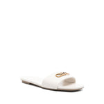 EMPORIO ARMANI EXCLUSIVE Emporio Armani Nappa-leather sandals with eagle plate