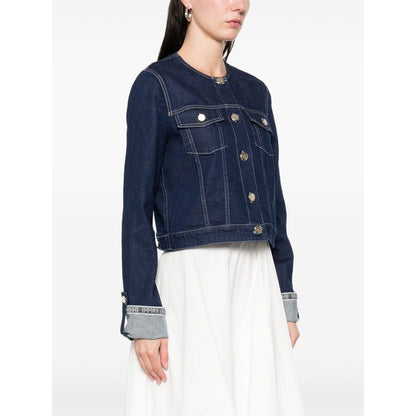 Emporio Armani Coats Blue