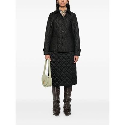 Burberry Tailored jacket with quilted high collar Jackets