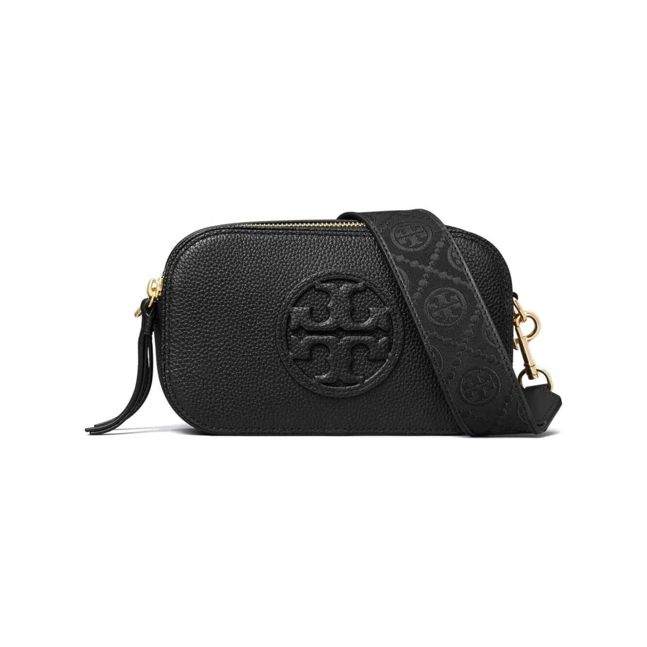 Front view with bag zipped and handles upright.