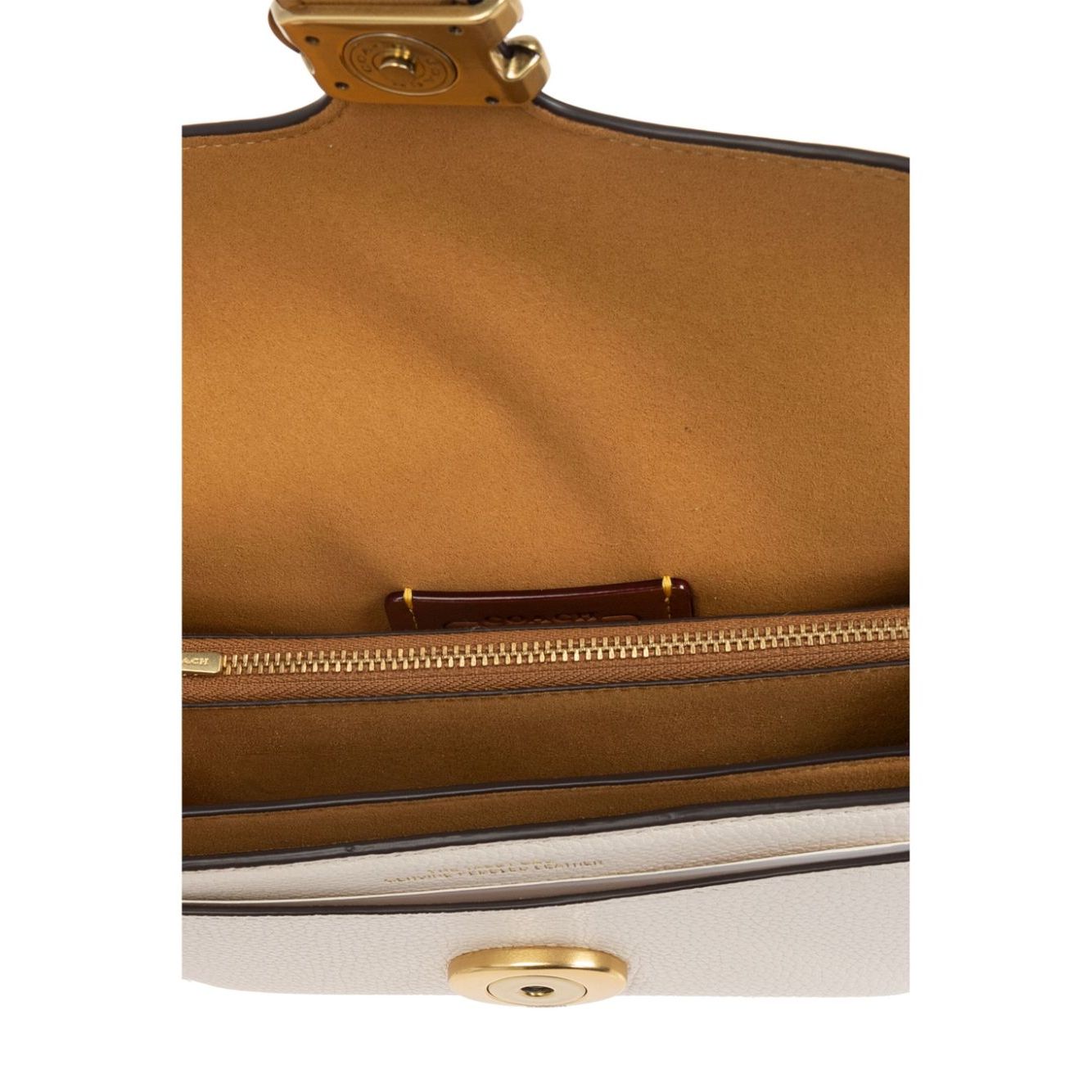 Front view with bag zipped and handles upright.
