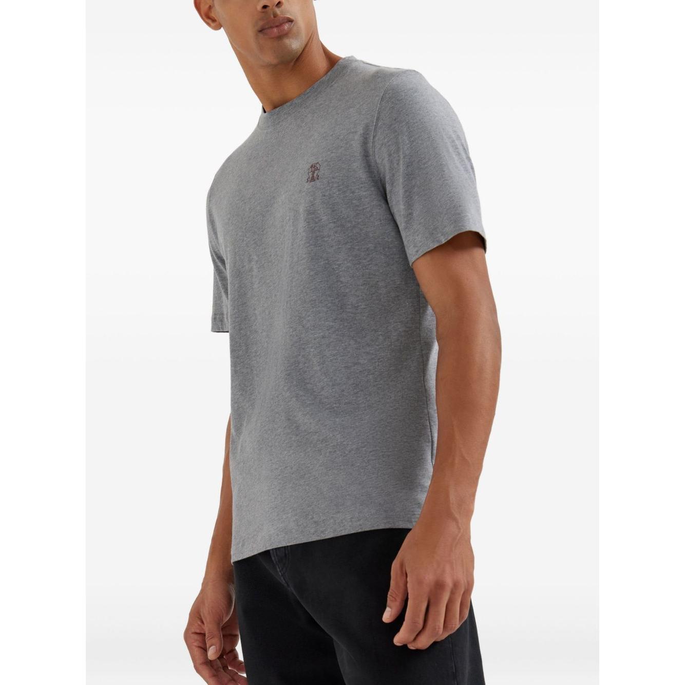 Brunello Cucinelli T-shirts and Polos Grey M0B138440CJB11-AI25