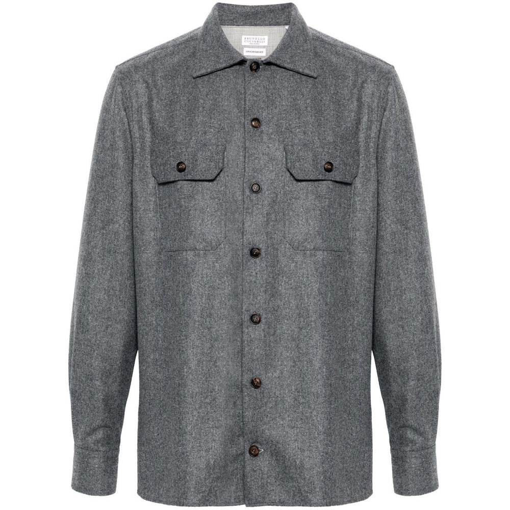 Brunello Cucinelli Shirts Grey M038P0720C003-AI25