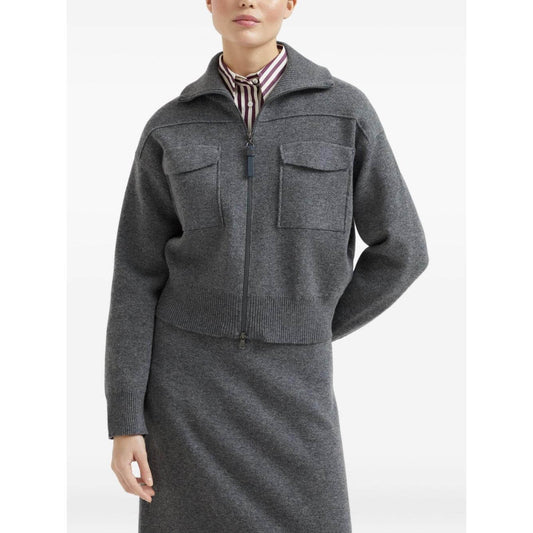 Brunello Cucinelli Sweaters Grey