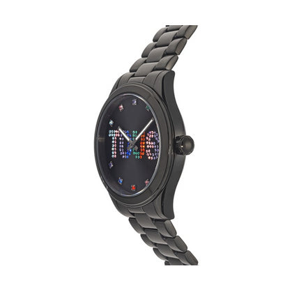 TOUS WATCHES Mod. 200351113 with black bracelet and colorful dial design