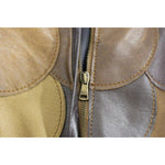 Dolce & Gabbana Brown Patchwork Leather Straight Skirt GSS11479-3