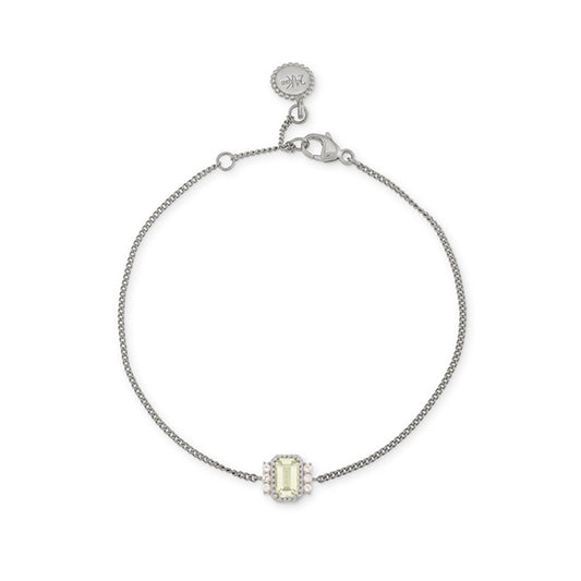 Elegant bracelet featuring 24KAE JEWELS JEWELRY Mod. 22424S with delicate chain and gemstone centerpiece.