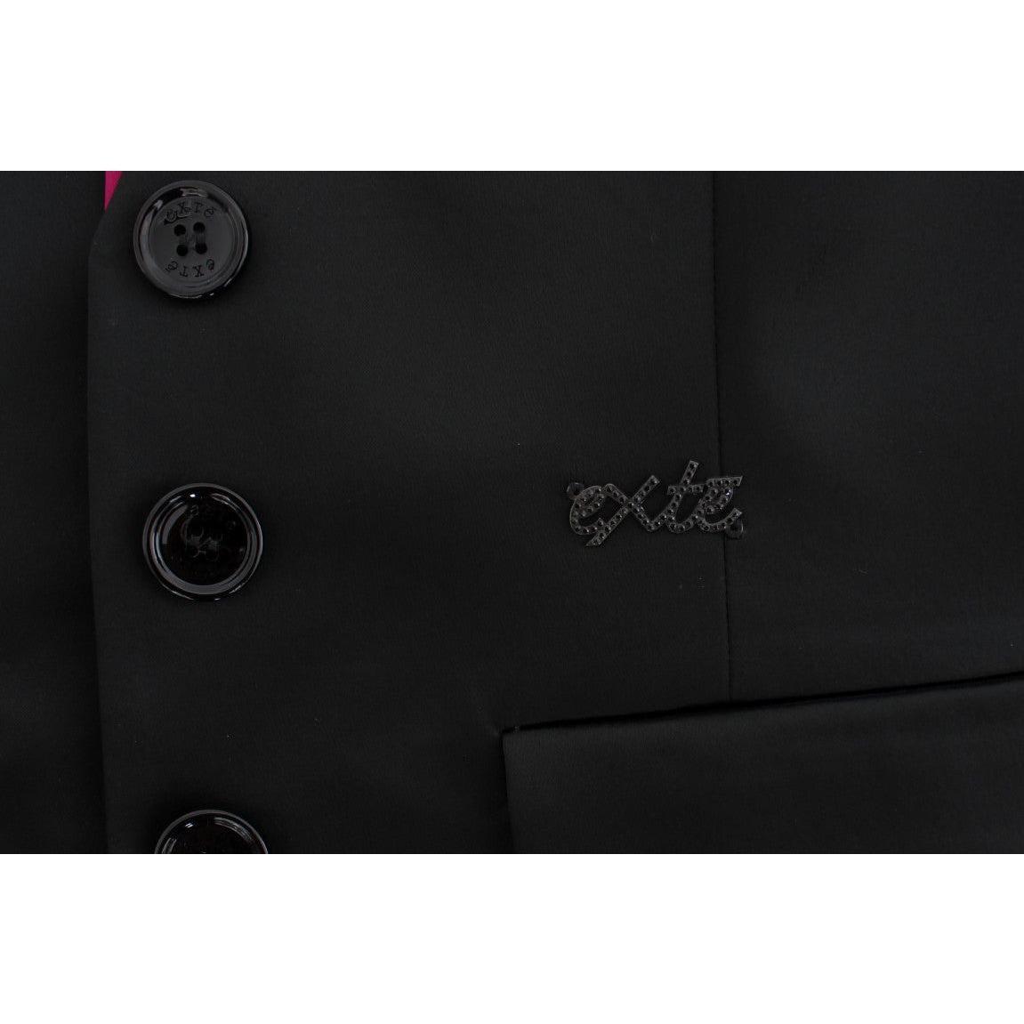 Exte Black Pink Stretch Blazer Jacket Blazer Jacket